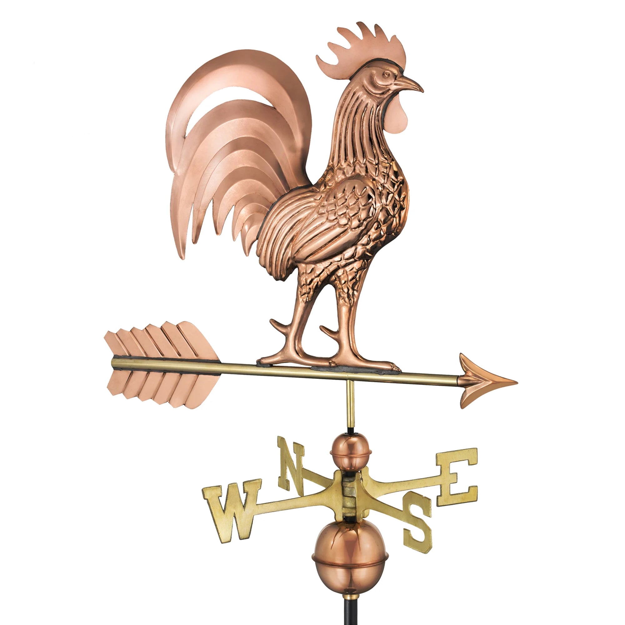 Proud Rooster Copper Weathervane