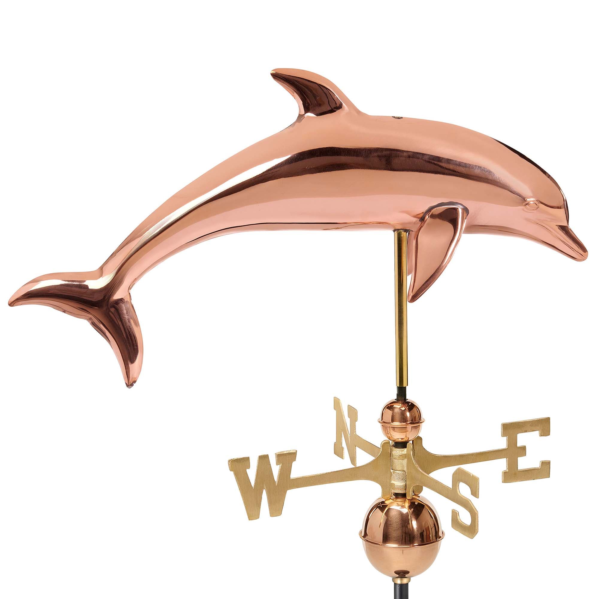 Dolphin Copper Weathervane