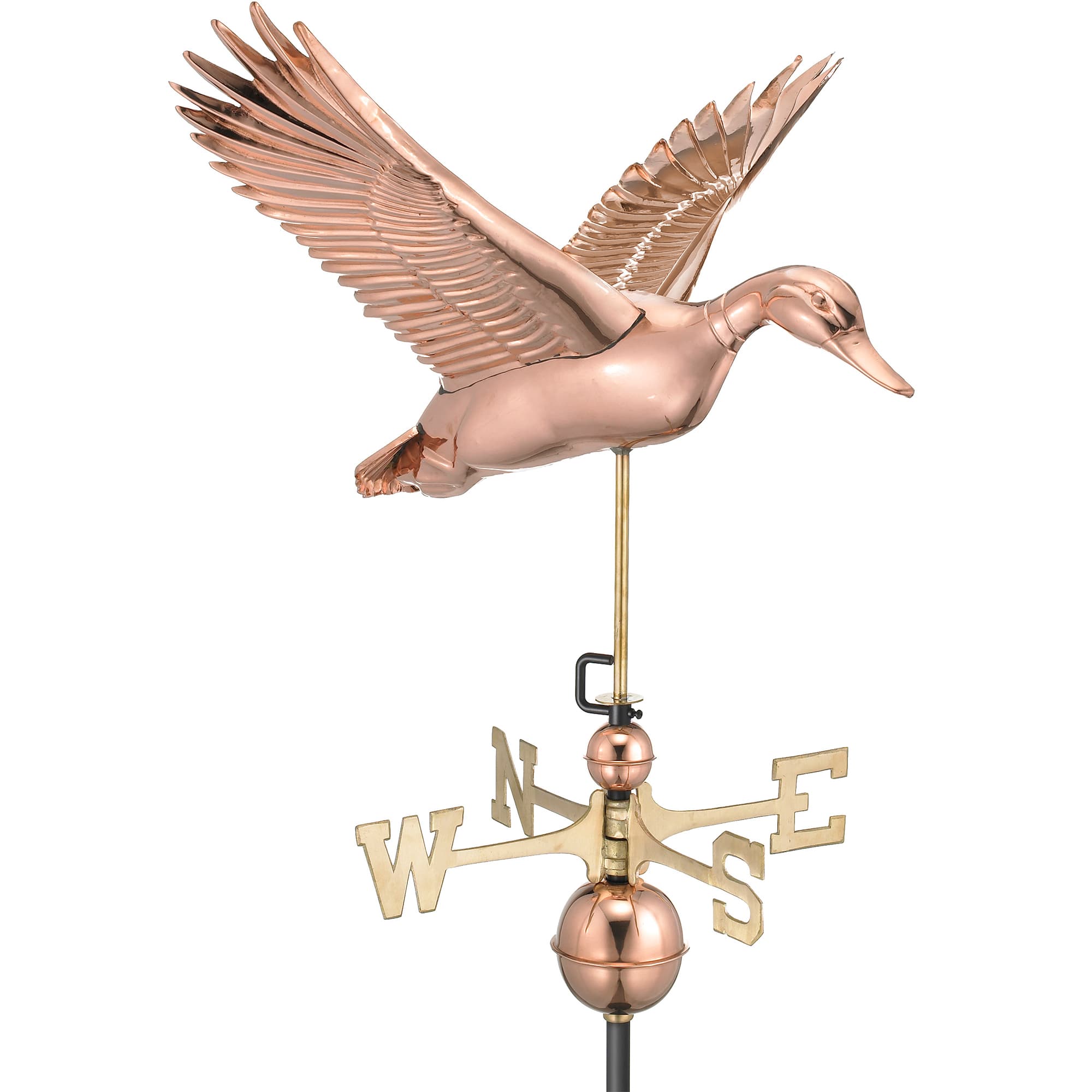 Flying Duck Copper Weathervane