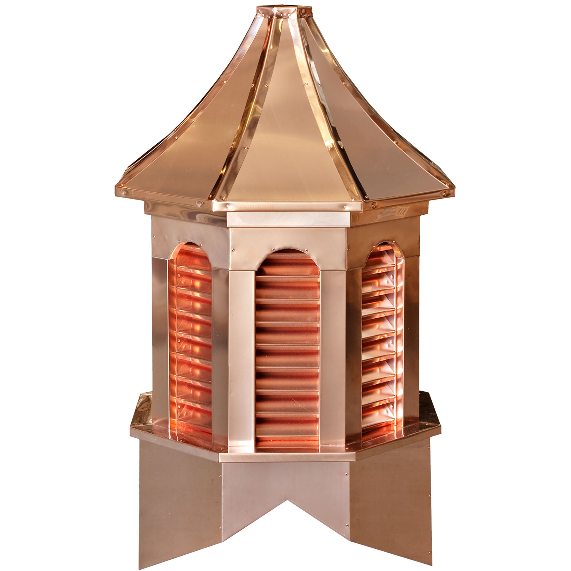 Kingston Copper Clad Cupola with Louvers